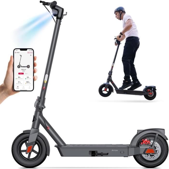 Trottinette électrique Pliable Sypeeot – 25-40 Km D'autonomie, Pneus 8,5 Ou 10 Pouces, Double Suspension, écran LED Et Application Bluetooth