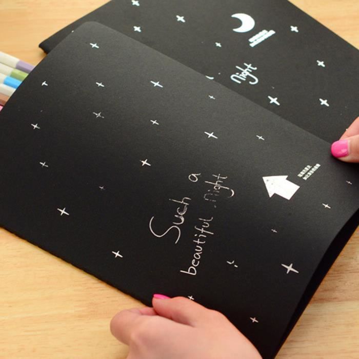 Livre De Croquis De Papier Noir Avec Couverture Souple Achat Vente Carnet De Croquis Livre De Croquis De Papier Cdiscount