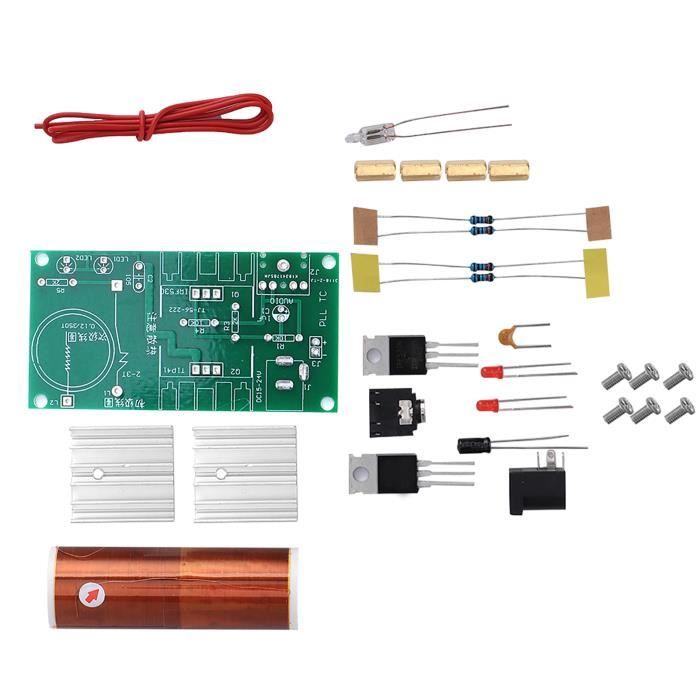 Mini Module Bobine Tesla 15W DC 15-24V – Haut-Parleur Plasma Musical DIY, Effets Arc Lumineux & Musique