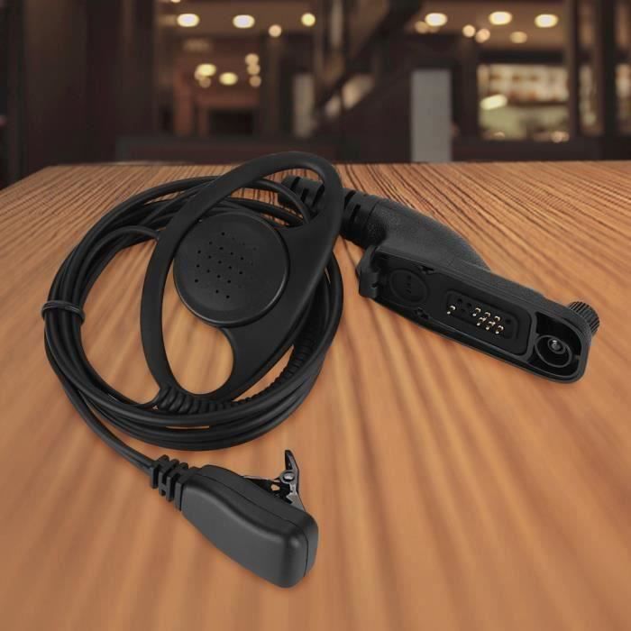 SOCOTRAN Oreillettes Discrètes 2.5mm Pour Talkie-walkie | Compatible T80, R40, T90, R60 | Microphone Intégré PTT - 5