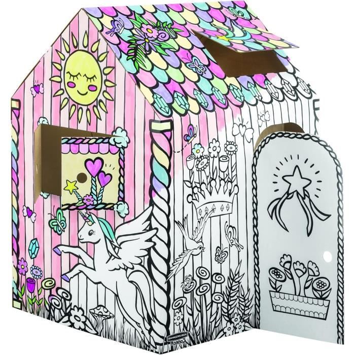 Cabane En Carton à Colorier - Legler Small Foot Company