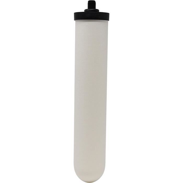 Doulton UltraCarb W9123053 – Bougie Filtrante Céramique 10" – Filtration 4 En 1 NSF Certifiée – 2300 L – Anti-Bactéries, Plomb & Chlore