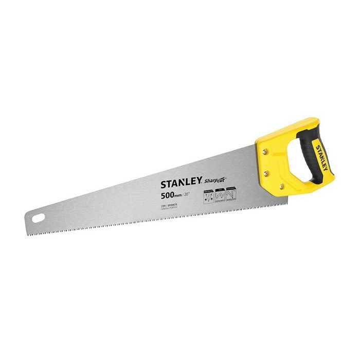 Stanley Scie égoïne à bois universelle 500 mm Sharpcut - STHT20367-1