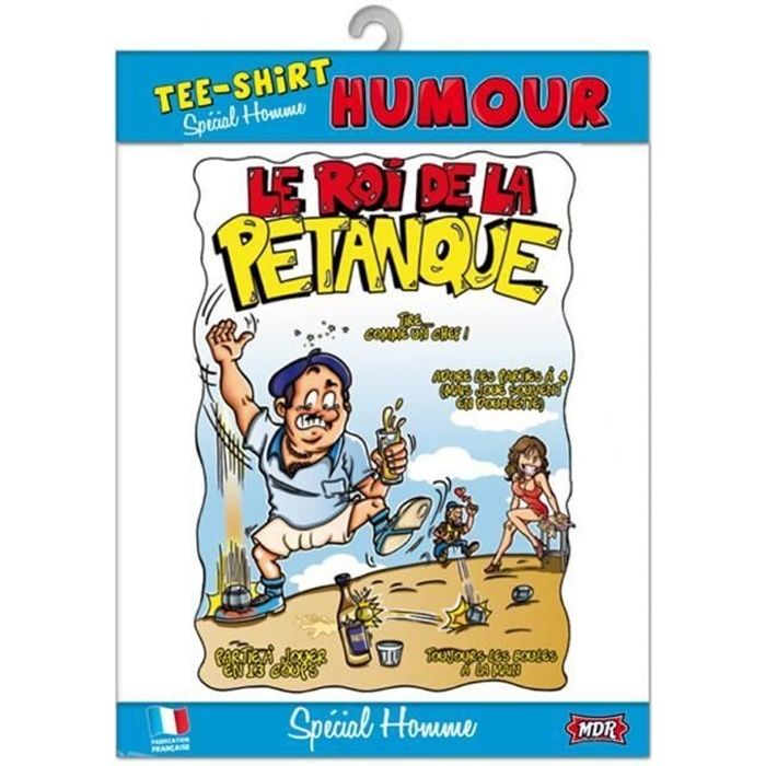 T Shirt Homme Petanque X1 Ref Tshs230 Cdiscount Pret A Porter