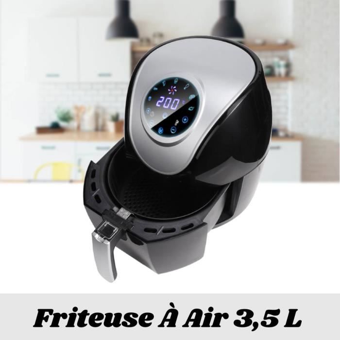 Falcon Friteuse À Air Sans Huile 6.5L, Inox, 8 Programmes, 1700W, Digital, Minuterie
