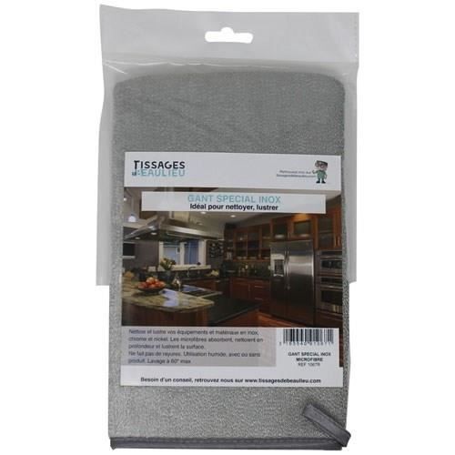 TISSAGES DE BEAULIEU Gant microfibre spécial inox