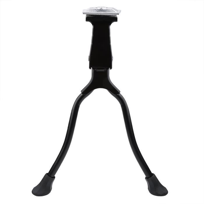 Support de pied, béquille de support de double jambes de vélo, béquille de vélo support de vélo adapté à 26 pouces ou plus