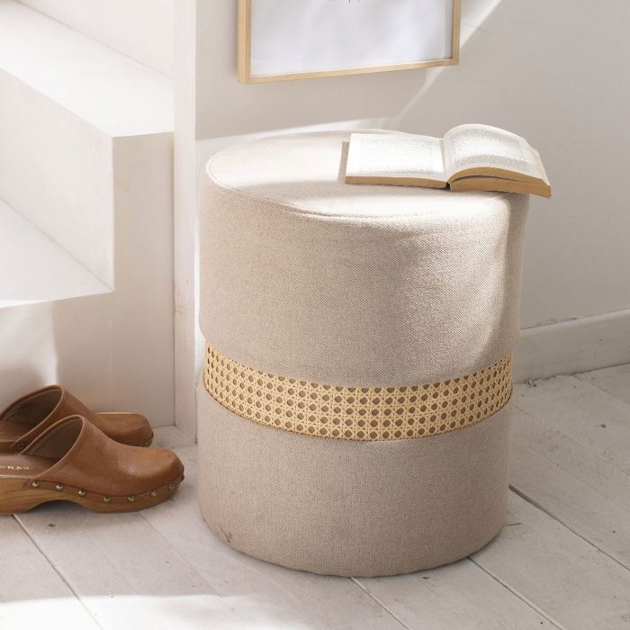 Tabouret canage PALMA - Catalogue 1/2023 - Beige TU Tabouret canage PALMA - Catalogue 1/2023 - Beige TU