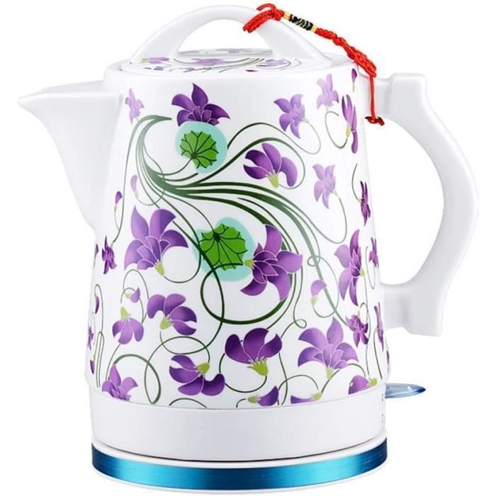 Théière à eau sans fil en céramique pour bouilloire électrique, théière