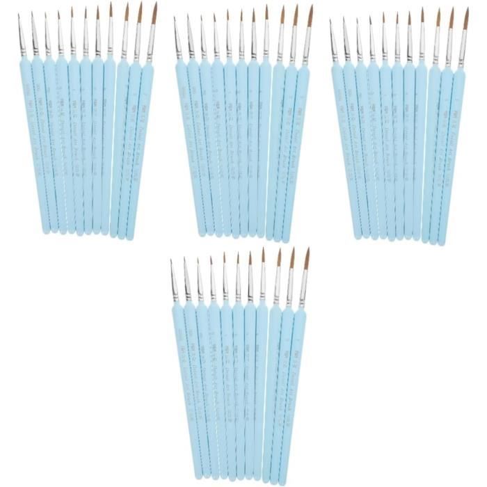 Giantree Lot de 30 pinceaux fins, pinceaux de peinture par numéro