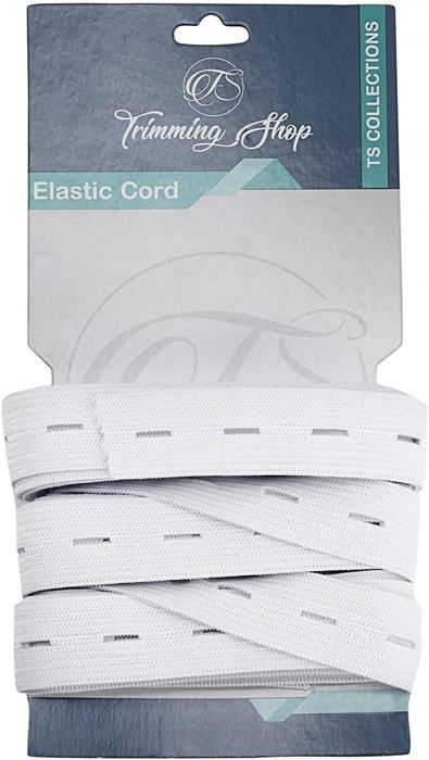 Élastique à Boutonnière 30m - Bande Plate 20mm Noir - Avec 50 Boutons - Pour Pantalon, Jupe, Extension De Taille