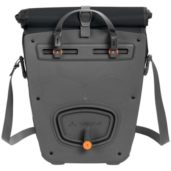 Sac de transport VAUDE Aqua Back Femme - Noir - Système de fixation QMR 2.0 - Logo réfléchissant
