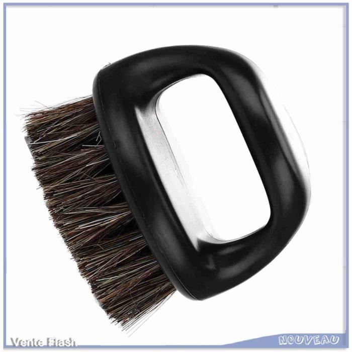 Brosse à Barbe/moustache En Soies De Sanglier - Manche En Hêtre, Style Blaireau De Rasage