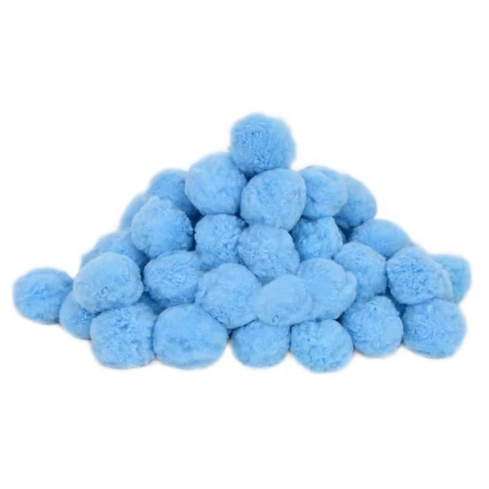 Boules Filtrantes Piscine Lingyingdian 700g - Remplacent 25kg De Sable, Réutilisables