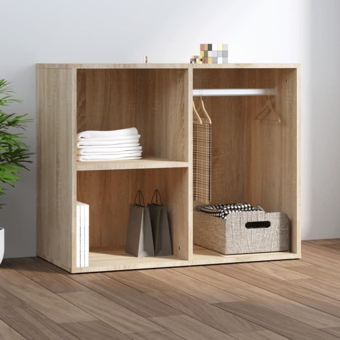 Armoire de dressing - VIDAXL - Chêne Sonoma - 80x40x65 cm - Bois dingénierie - Design contemporain