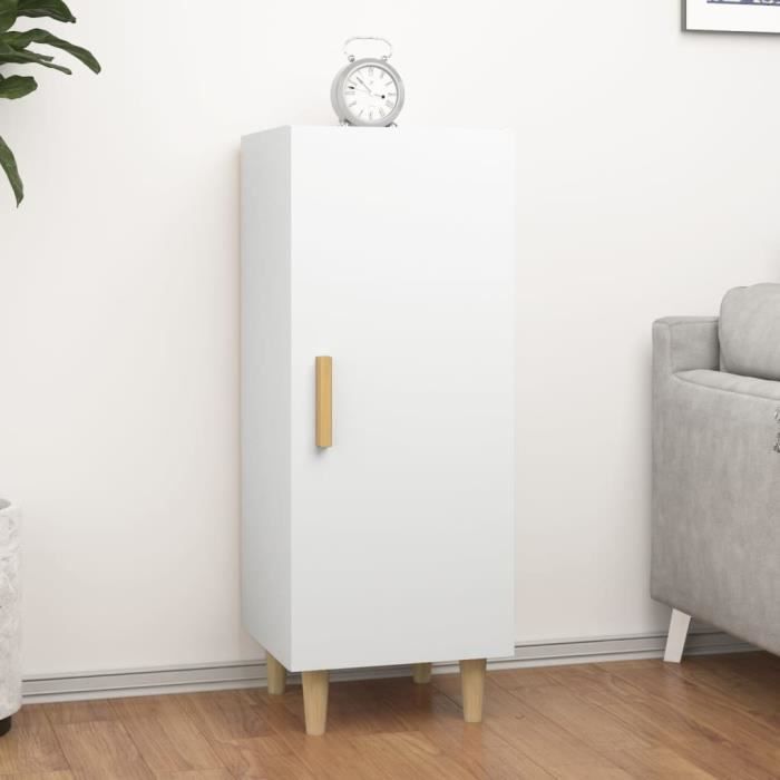 812321 vidaXL Buffet Blanc 345x34x90 cm Bois dingénierie