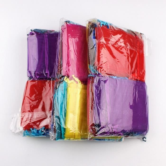 Lot De 100 Pochettes Cadeau Papier Multicolores 7x12 Cm - Pour Bijoux, Neuf, Origine France
