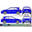 Renault Megane 2 F1 TEAM  -  kit complet  - Tuning Sticker Autocollant Graphic Decals-1