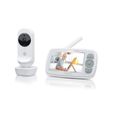 Motorola Ease 34 Moniteur bébé avec caméra - Babyphone 4,3" HD - Vision nocturne, Talkie walkie, Zoom, Température ambiante-1