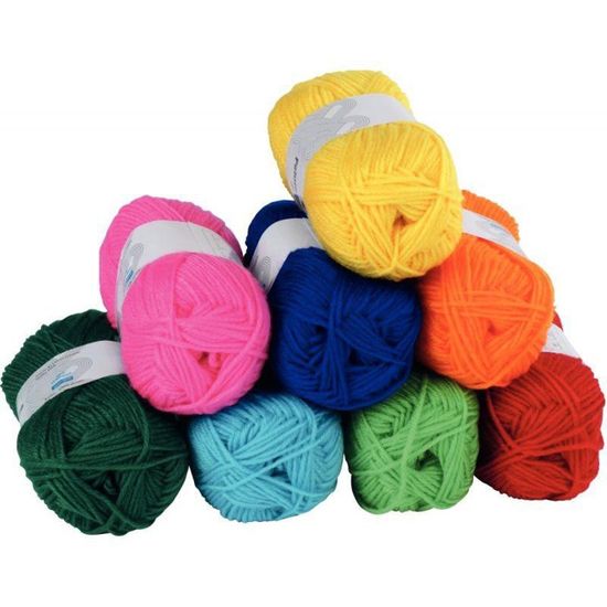 Lot De 12 Pelotes Phildar Exotic En Soie Viscose - Couleur Azur, Aiguilles 3,5