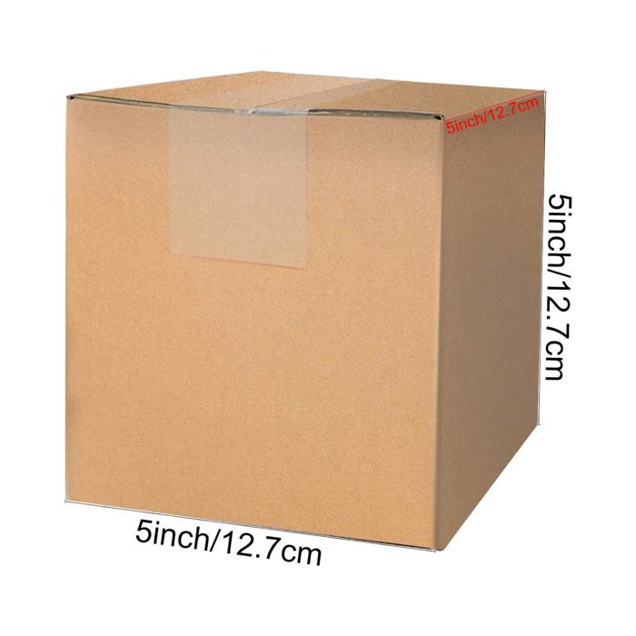 Lot De 25 Petites Boîtes Carton D'Expédition PETAFLOP 22,9 X 15,3 X 15,3 Cm – Cartons Blancs Solides Pour Colis Cadeaux Et Envois