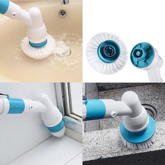 Brosse De Nettoyage électrique BORDEAG - 5 Têtes De Brosse - Affichage