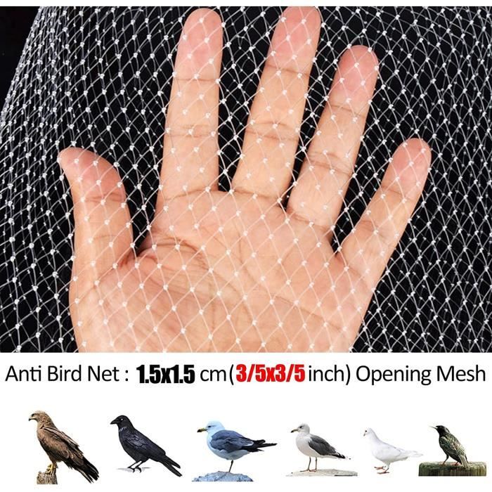 Grillage Jardin Filet à Poule à Oiseaux Fil De Clôture En Plastique