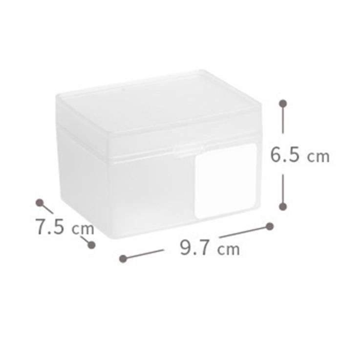 a1696]10Pcs Mini Boîte Ronde En Plastique Étanche Petite Boîte Empilable  Transparente Avec Couvercle Mini Boîte De Rangement Étanch - Cdiscount  Maison