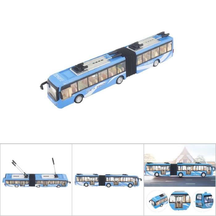 Bus Jouet Vert Avec Sons Modèle Autobus Articulé 1:48 Tnfeeon - Bus Jouet Avec Roues Qui Tourne, Effets Lumineux Et Sonores Bus Jouet Vert Avec Sons Modèle Autobus Articulé 1:48 Tnfeeon - Bus Jouet Avec Roues Qui Tourne, Effets Lumineux Et Sonores