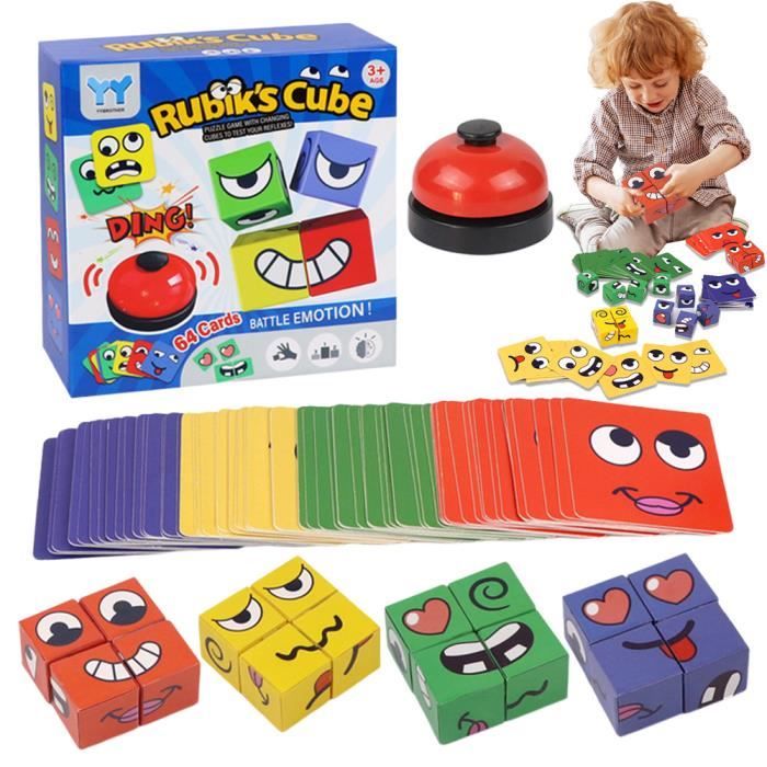 Set De 6 Gommes Puzzle 3D Kawaii Fantaisie – Cube, Pyramide, Étoile & Plus Pour Enfants Goodies Anniversaire Enfant