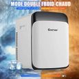 GIANTEX Mini Réfrigérateur 15L Portable Fonction ECO, Friod/Chaud 5 ℃~50 ℃, Mini Frigo pour Ménager/Automobile, 38X33X27CM, Blanc-2