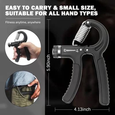 PORTENTUM Hand Grip Réglable 5-60 Kg – Musclez Vos Avant-bras Et Vos Doigts En Toute Simplicité