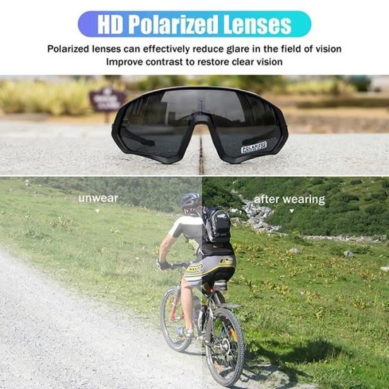 HOT ! Kapvoe Lunette Soleil Vtt Kapvoe X2 Lunettes De Soleil De Sport Lunettes De Vélo VTT HOT ! Kapvoe Lunette Soleil Vtt Kapvoe X2 Lunettes De Soleil De Sport Lunettes De Vélo VTT