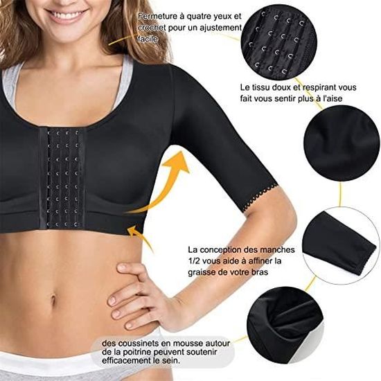 Gaine Amincissante Femme Ventre Plat - Corset Invisible Serre-Taille - Nylon/Spandex - Pour Postpartum