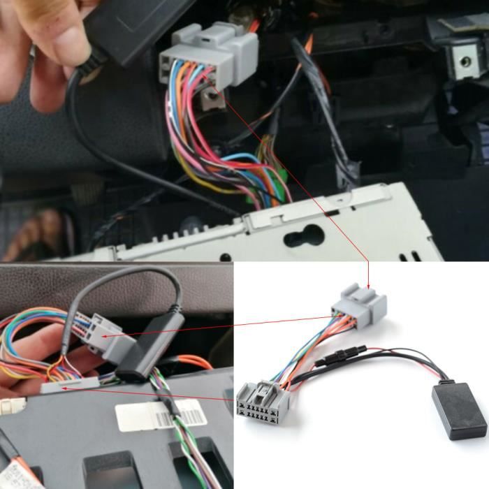 Adaptador De Audio Bluetooth 5.0 Con Micrófono Para Volvo C30, S60, S80, XC90, V70 Y Más – Entrada AUX De 5-12V, Fácil De Instalar