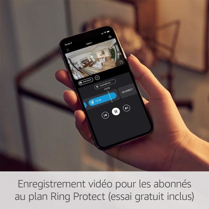 Caméra de surveillance - Essa - Ring Indoor Cam - HD - Audio ...