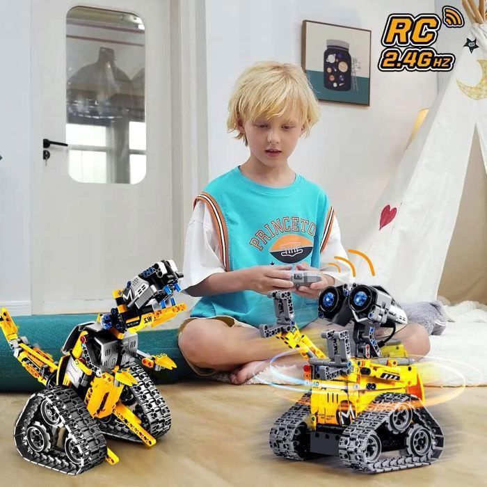 HOGOKIDS Technic Robots Télécommandés Enfants 520 PCS 5 en 1 RC Jouets ...