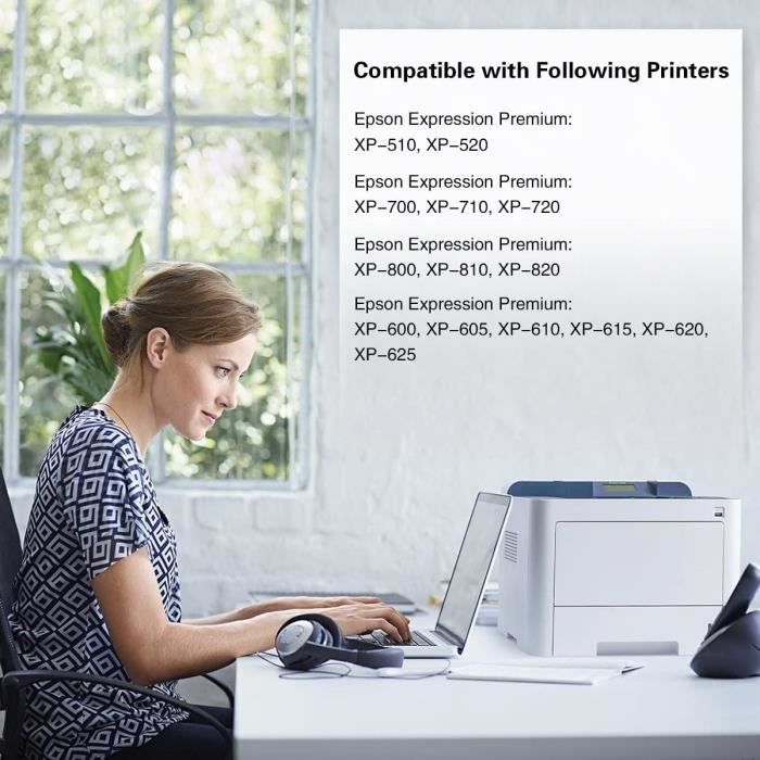 20 Compatible encre cartouches pour Epson XP-510 XP-520 XP-600 XP-605 XP-610  XP-615 XP-620 - Cdiscount Informatique