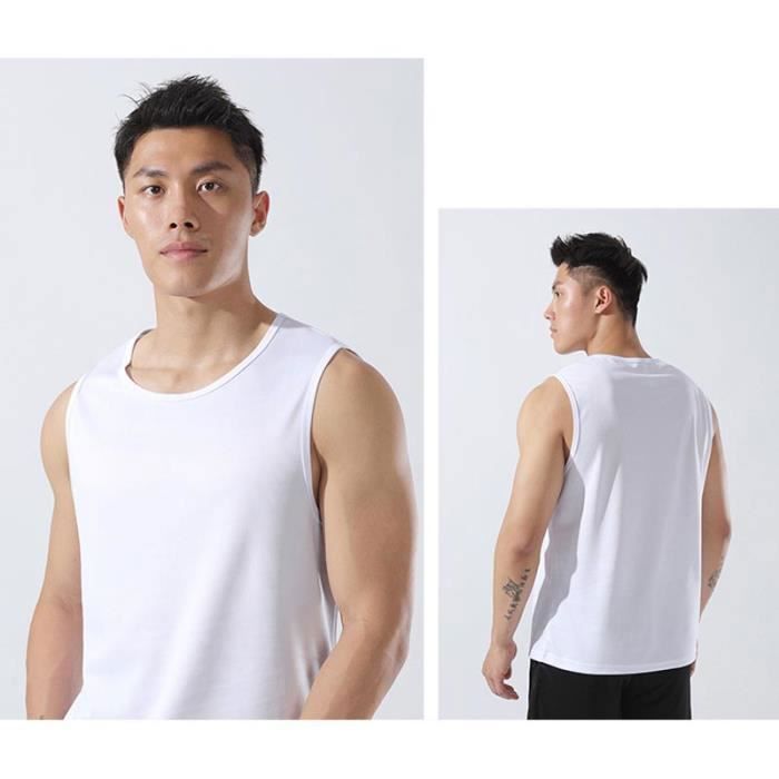 Satire Gym - Débardeur Fitness Homme Sans Manches Séchage Rapide - Tank Top Musculation Gym