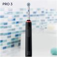 Oral-B Pro 3000 Brosse À Dents Électrique Rechargeable Avec 1 Manche Capteur De Pression Et 1 Brossette Sensitive Clean, Technologie-3