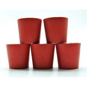 Lot De 10 Bouchons En Caoutchouc Rouge NeoLab 12x8mm, Hauteur 20mm – DIN 12871, Non Toxiques, Flottants