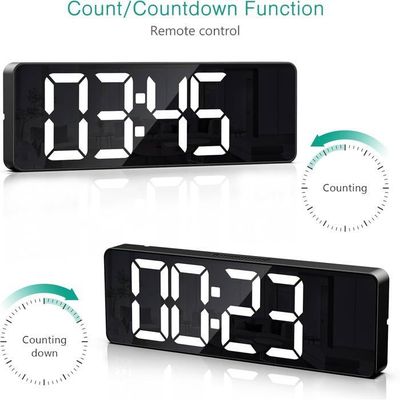 Horloge Murale Numérique LED - Horloge De Température Avec Date Et Jour De La Semaine Pour La Maison Le Bureau La Salle De Sport 82754740