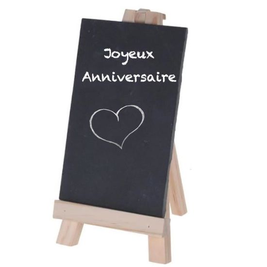 4 Mini Tableaux A Craie Sur Chevalet Pour Menu De Mariage Anniversaire Cdiscount Maison