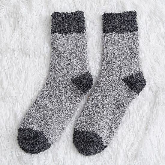 Chaussettes Molletonnées Chaudes de Corail Hiver Chausse Douillettes Douces et Moyennes Mi-Longues Chaussettes de Cheville pour le Temps Froid Noir Chaussette des Hommes Chaussettes Molletonnées Chaudes de Corail Hiver Chausse Douillettes Douces et Moyennes Mi-Longues Chaussettes de Cheville pour le Temps Froid Noir Chaussette des Hommes