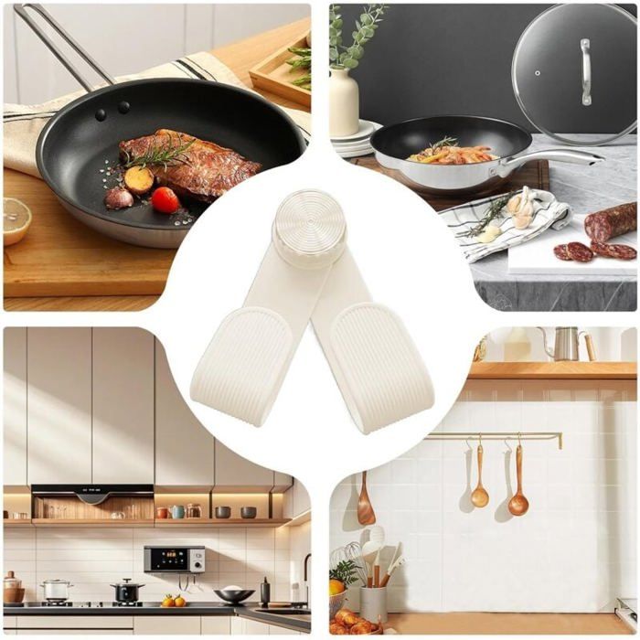 Support De Couvercle De Casserole-8 Pièces-support De Couvercle De Casserole 8 Pieces Support De Couvercle De Rangement Reglable Support De Rangement Armoire De Cuisine 92376214