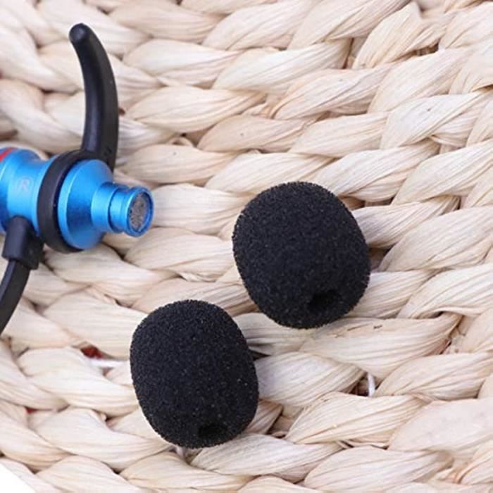 15 Bonnettes Microphone En Mousse - Taille Mini 2.7x2.2cm - Protection Anti-Crachats Et Vent - Pour Casque Micro
