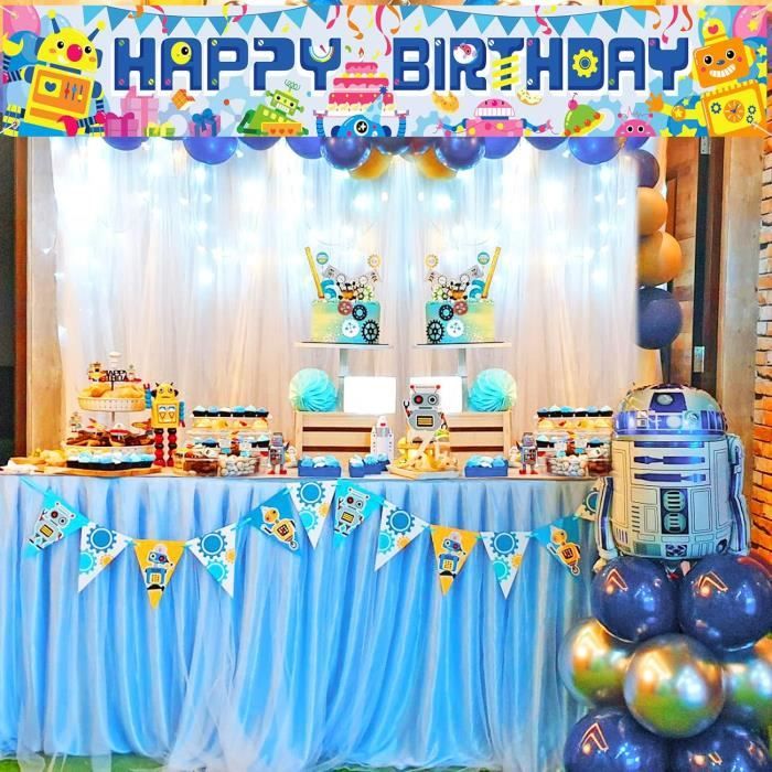 Bannière D'anniversaire Vinyle 3x6 Pieds Thème Muppet Babies - Pour Fête D'enfant, Décoration Gaie Et Colorée