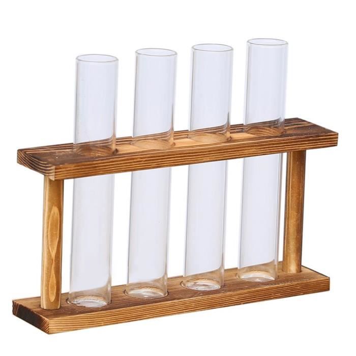 PATIKIL Lot De 24 Tubes à Essai De 10 Ml, 3 X 3 Cm En Verre Transparent à Fond Plat Avec Bouchon En Liège Pour Perles, Fête, Bonbons, Bain, Sel, Expériences Scientifiques