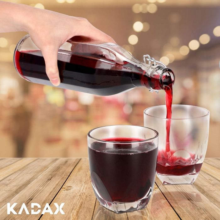 WECK Lot De 20 Bouteilles Vides En Verre De 250 Ml Avec Bouchon Et