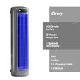 COZY - Climatiseur Mobile - Ventilateur tour vertical 3 vitesses, 2000mAh, silencieux, pour chambre/bureau - Gris